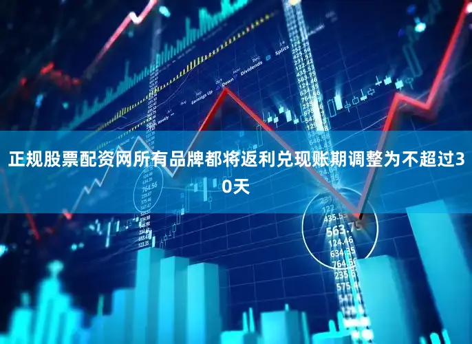 正规股票配资网所有品牌都将返利兑现账期调整为不超过30天